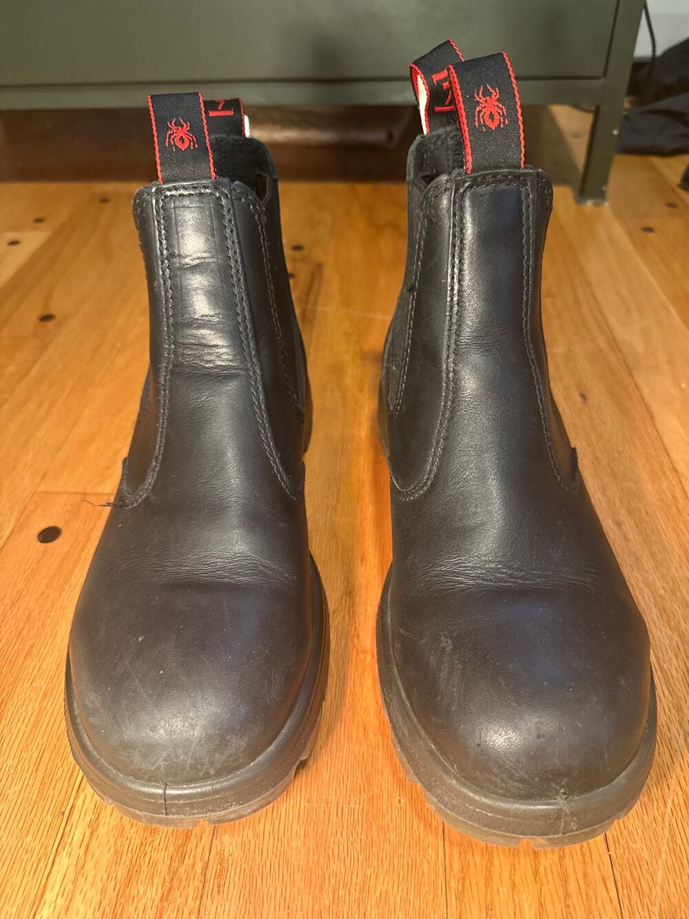 Redback UBBK Ultimate Bobcat Chelsea Work Boots Men US 8 AU 7 Black Leather